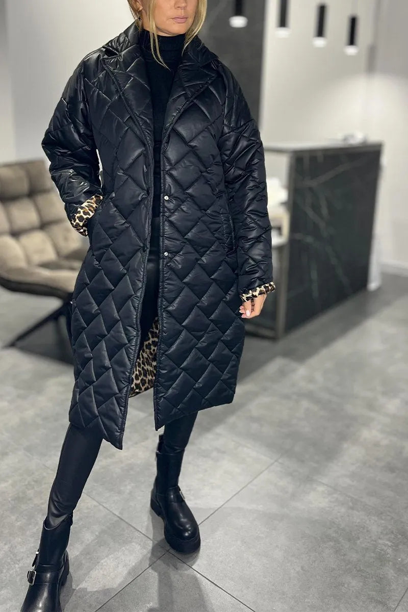 AUDREY | Mid-length coat with pockets