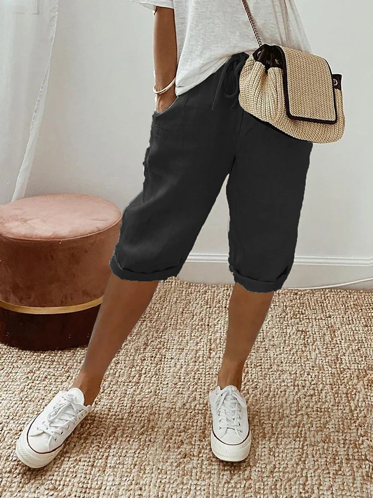 PHYLLIS | Shorts with a drawstring waist