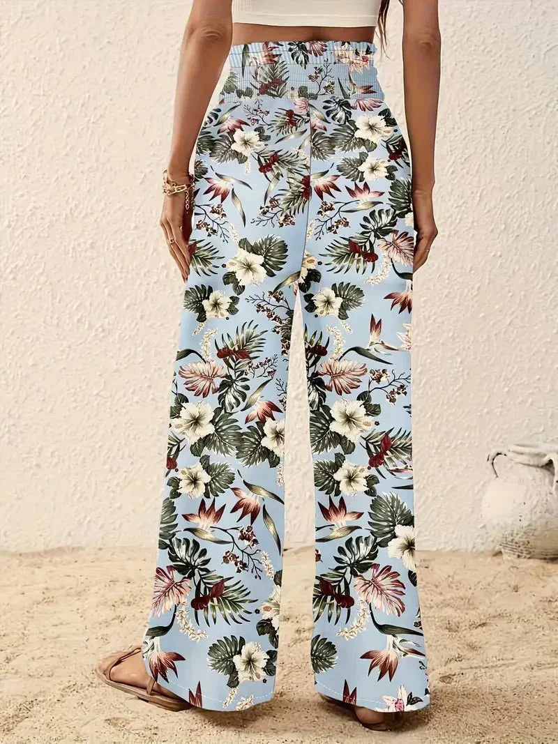 CAROLYN | Floral pants for warm days