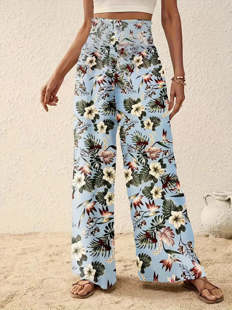 CAROLYN | Floral pants for warm days