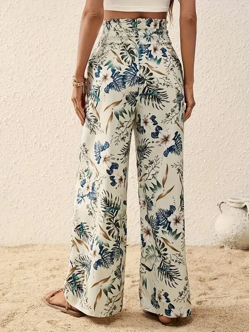 CAROLYN | Floral pants for warm days