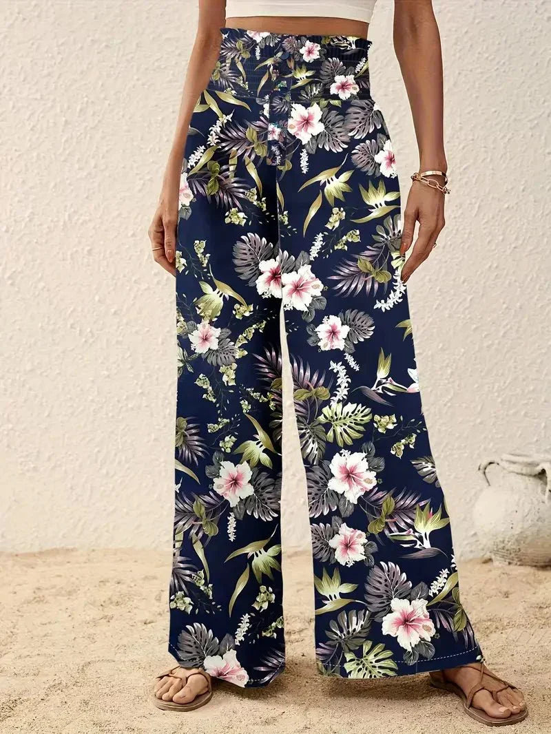 CAROLYN | Floral pants for warm days