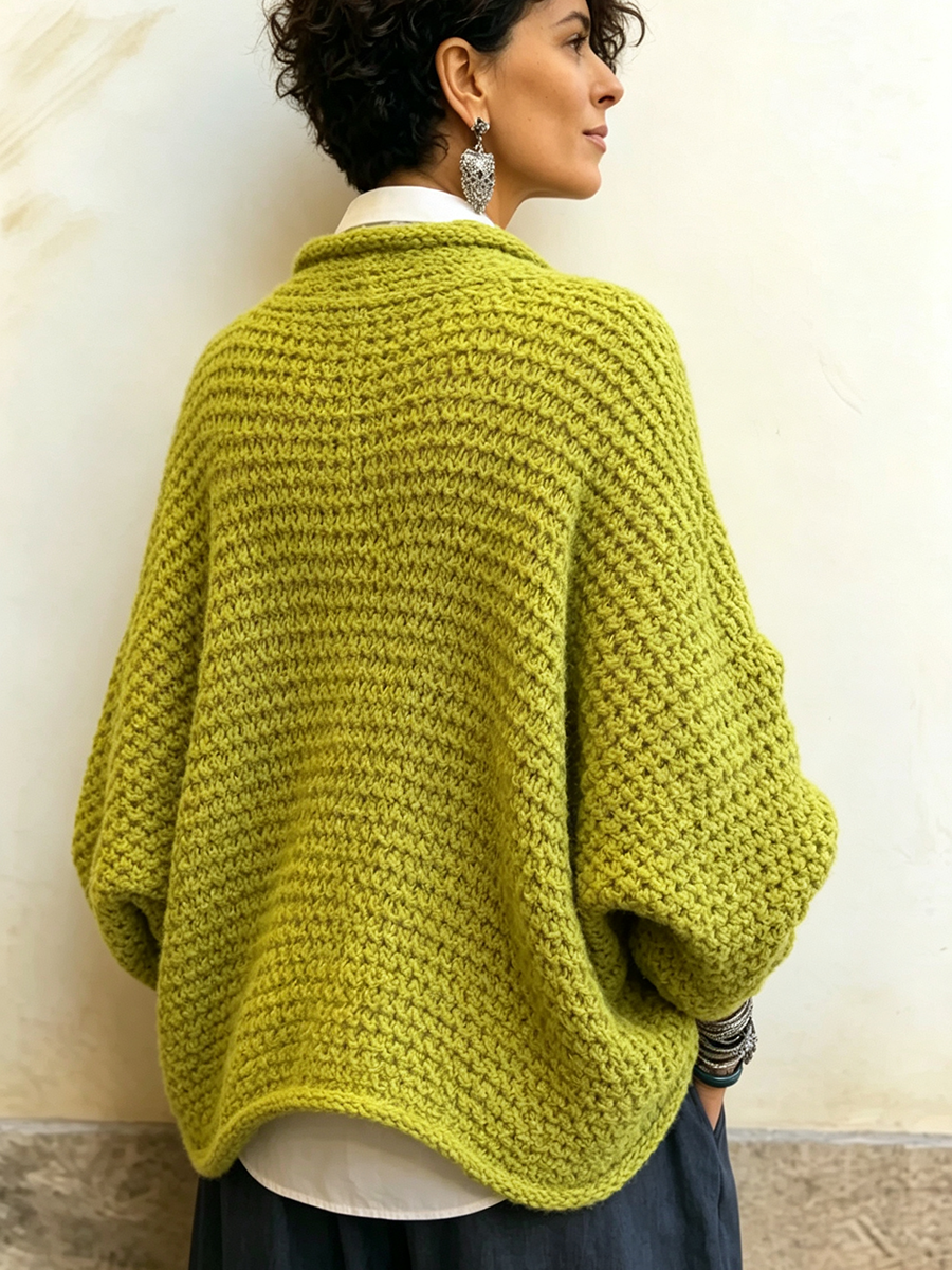 FAYE | Crossover batwing sweater
