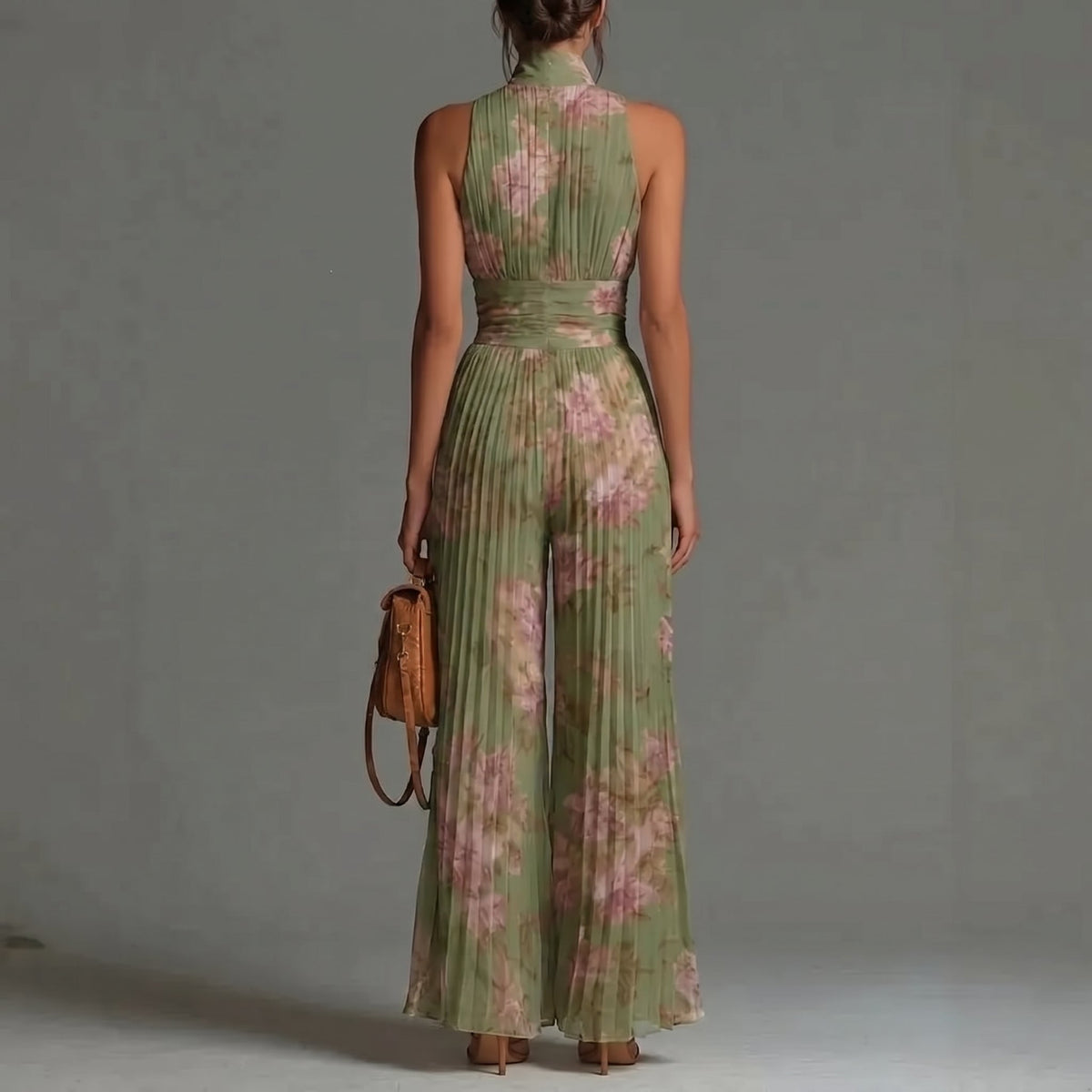 MARILYN | Jumpsuit with a pleated waist