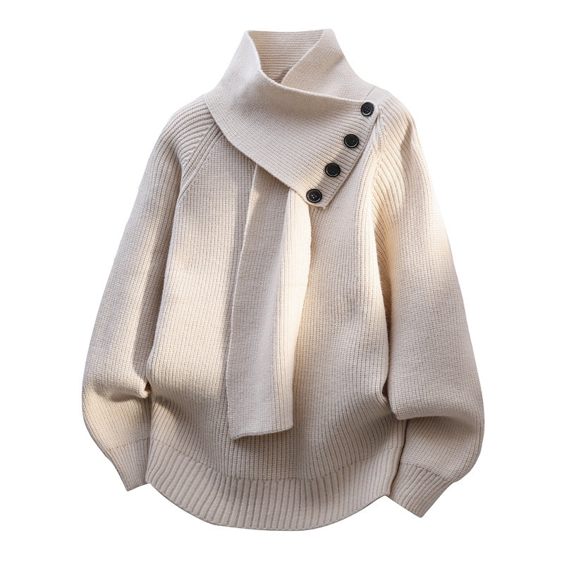 MARILYN | Scarf collar held by buttons