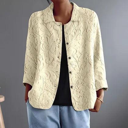 ANNETTE | Woven tonal floral