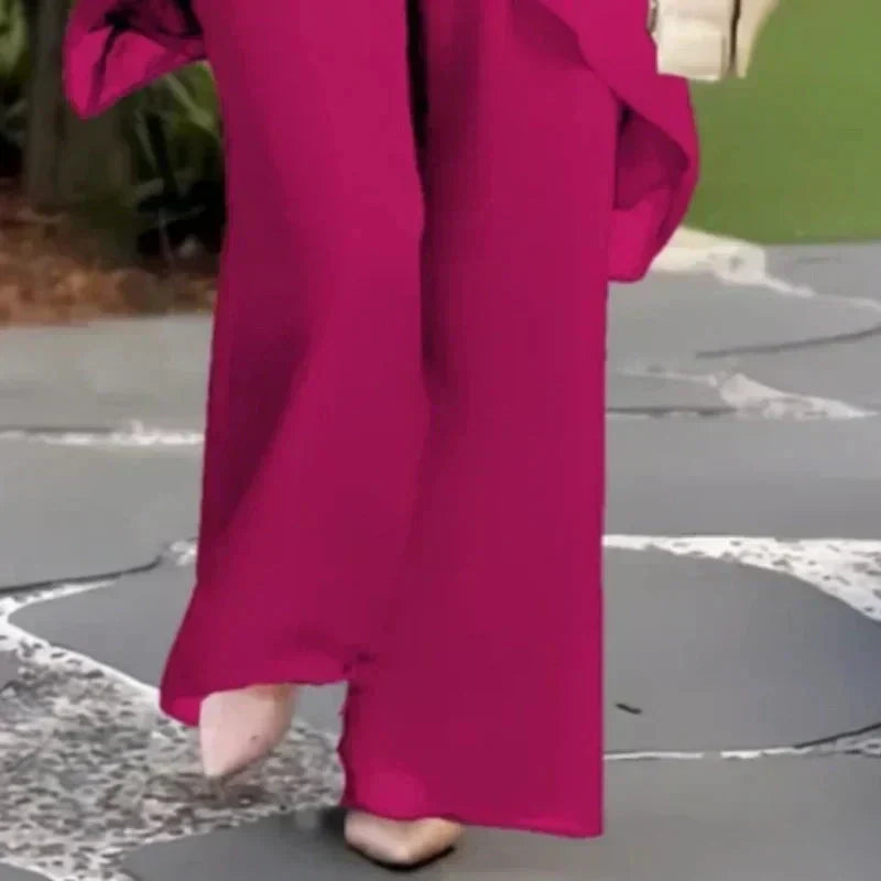 CHARLENE | Set with an uneven hemline
