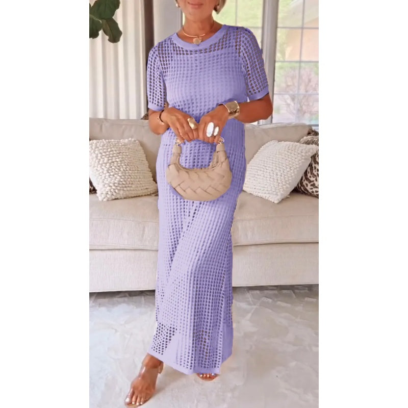 ROSALIND | Cut-out maxi dress with airy layers