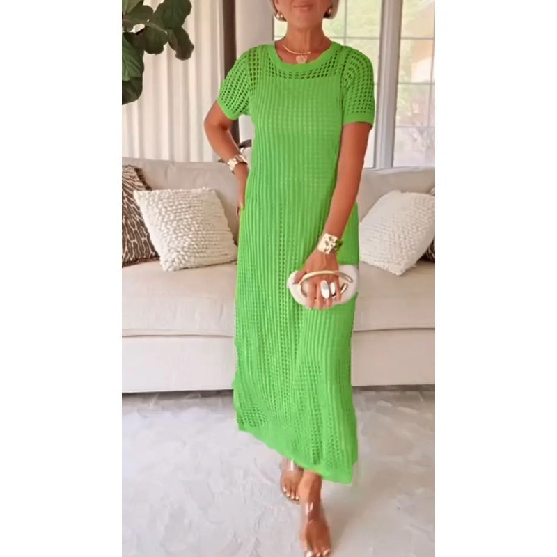 ROSALIND | Cut-out maxi dress with airy layers