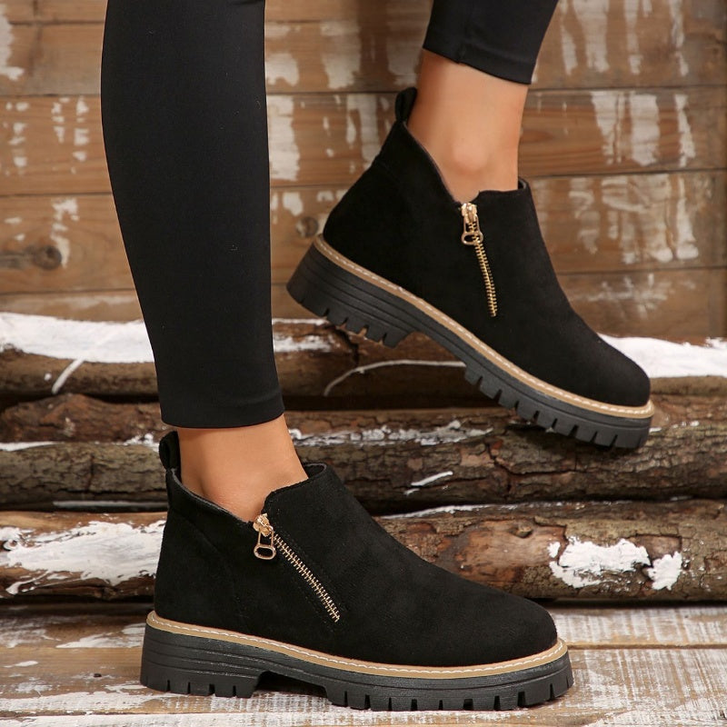 BRIDGET | Waterproof boots with a side zipper