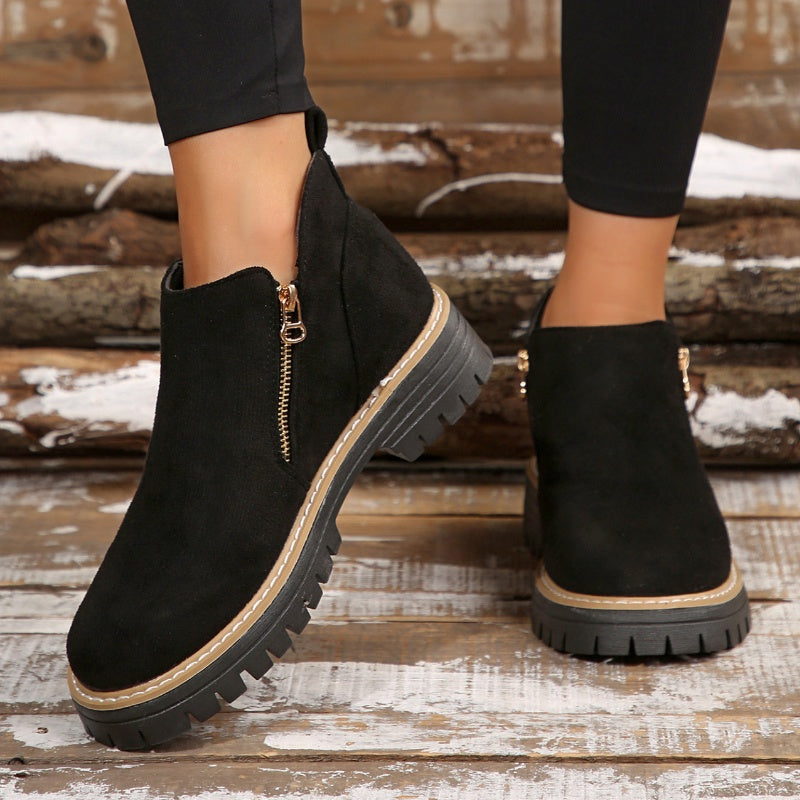 BRIDGET | Waterproof boots with a side zipper