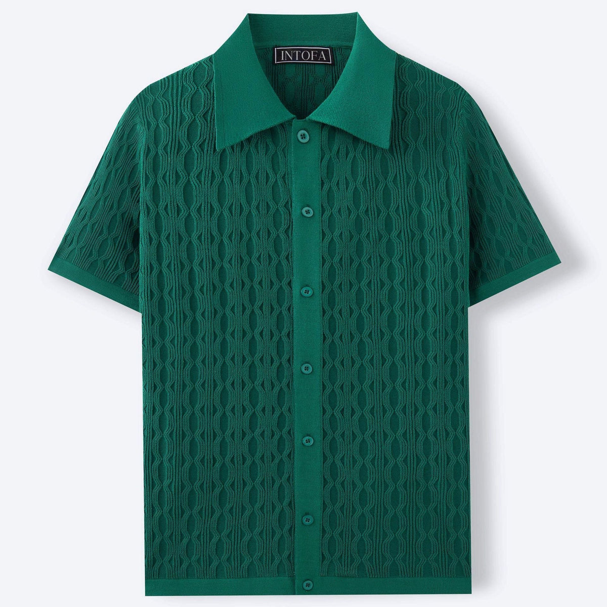 ALICE | Short sleeve shirt with polo collar