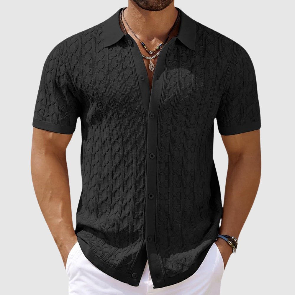 ALICE | Short sleeve shirt with polo collar