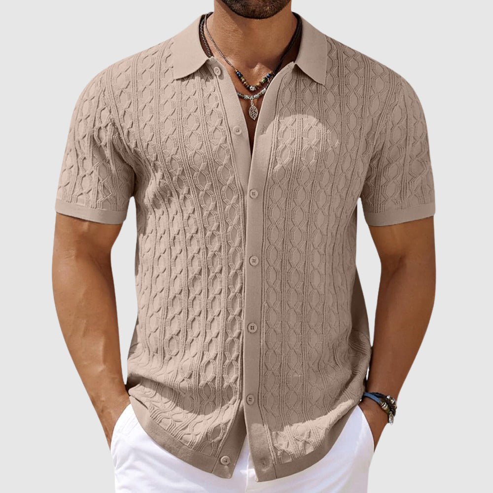 ALICE | Short sleeve shirt with polo collar