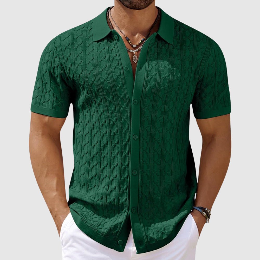 ALICE | Short sleeve shirt with polo collar